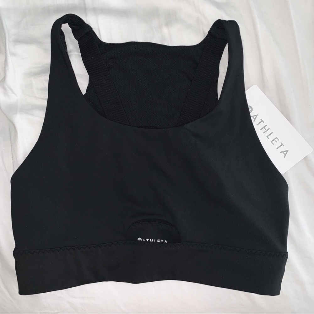 Athleta Black Zone Sports Bra